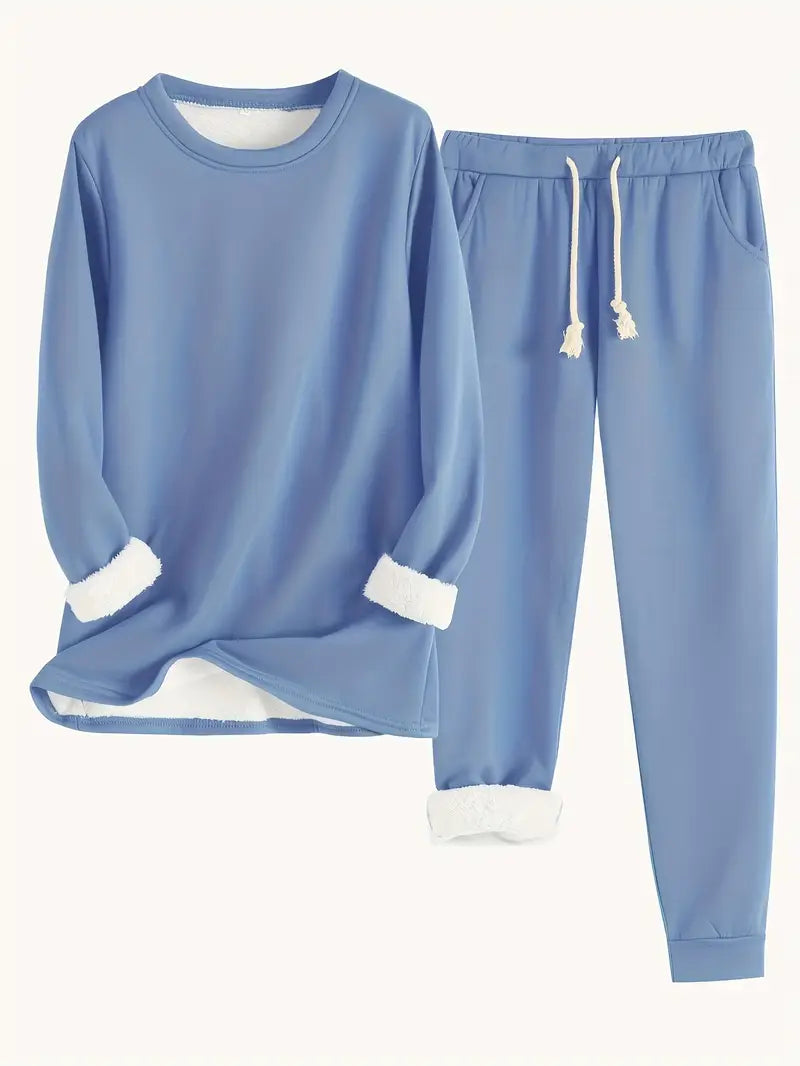 Cozy Damen Lounge-Set | Kuscheliges Fleecefutter für maximalen Komfort