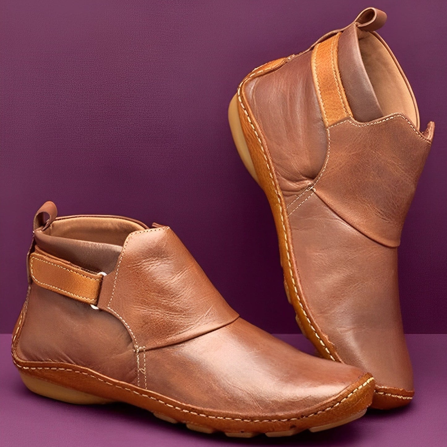 Ingrid | Lässige Ankle Zip Stiefel