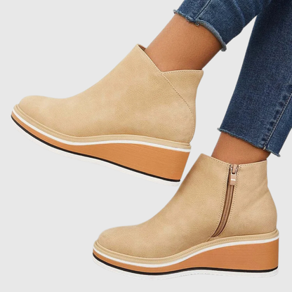 Damen Stiefel mit schlanker Silhouette – Elegante Boots mit Reißverschluss für Alltag und besondere Anlässe