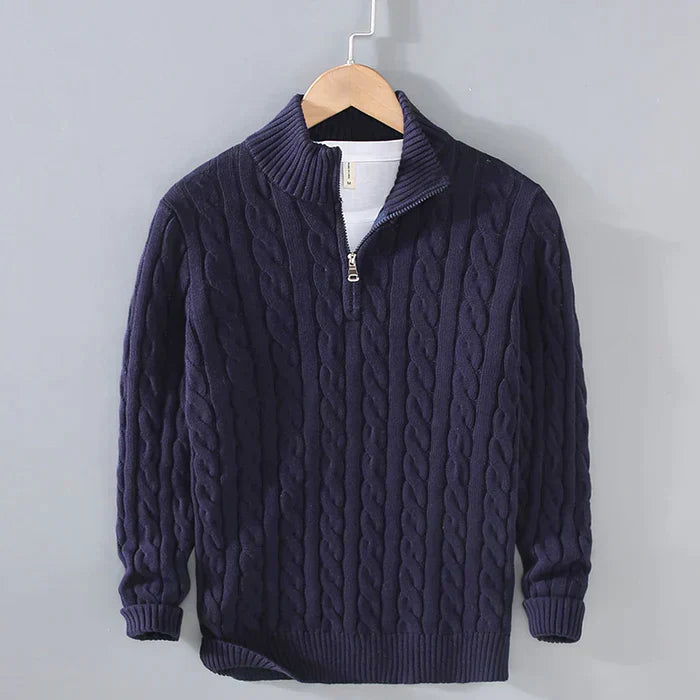 Klassischer Herren Wollpullover – Zeitlos, Warm & Vielseitig Kombinierbar