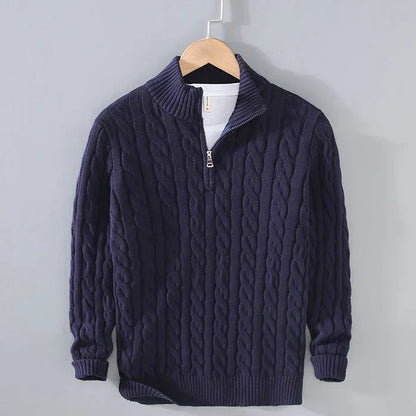 Klassischer Herren Wollpullover – Zeitlos, Warm & Vielseitig Kombinierbar