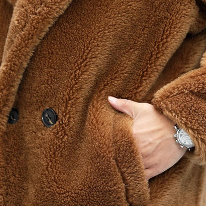 Eleganter Herren Teddy-Mantel – Kuschelig Warm & Stilvoll Urban