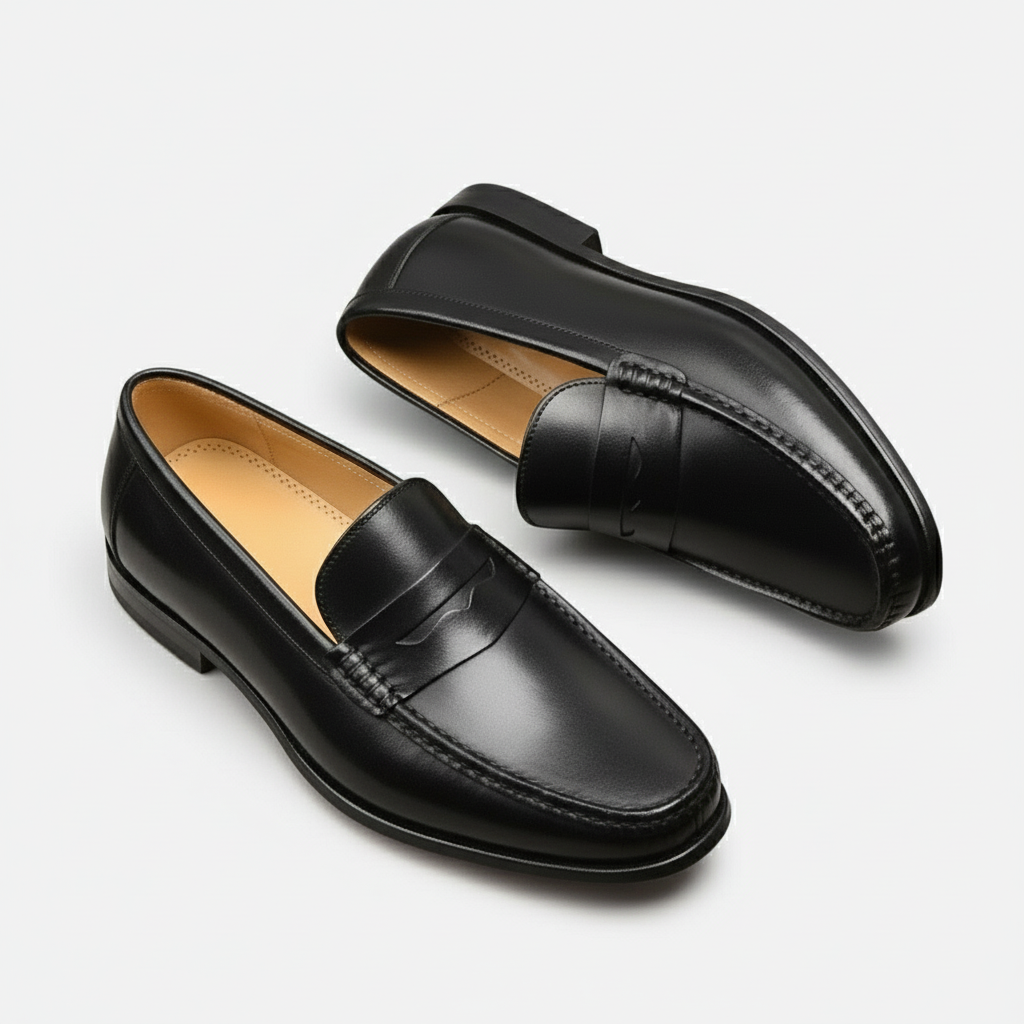 Herren Leder-Penny Loafers | Eleganz, Komfort & Vielseitiger Stil