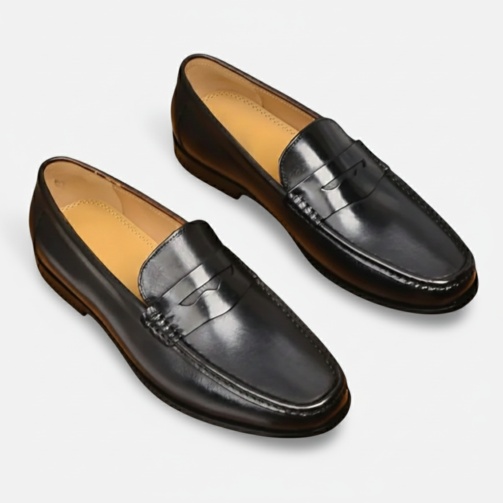 Herren Leder-Penny Loafers | Eleganz, Komfort & Vielseitiger Stil