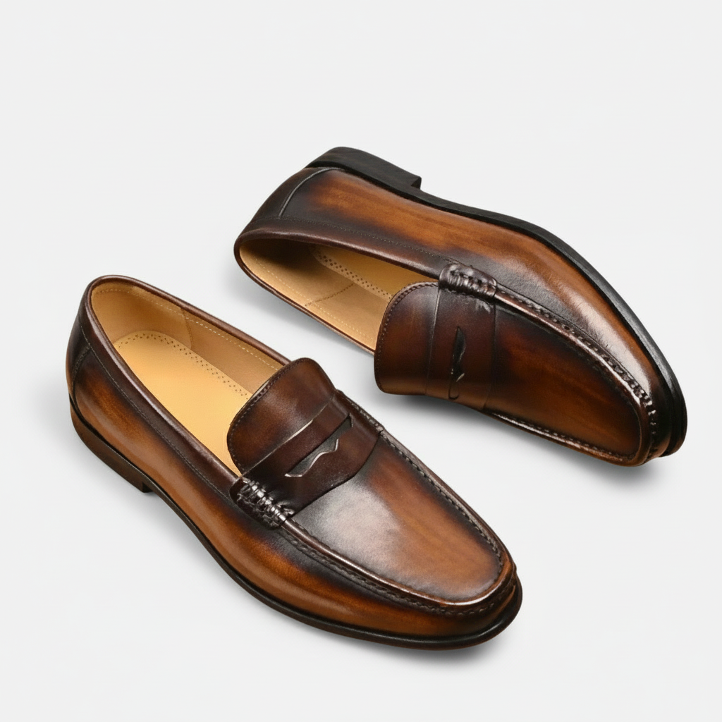 Herren Leder-Penny Loafers | Eleganz, Komfort & Vielseitiger Stil