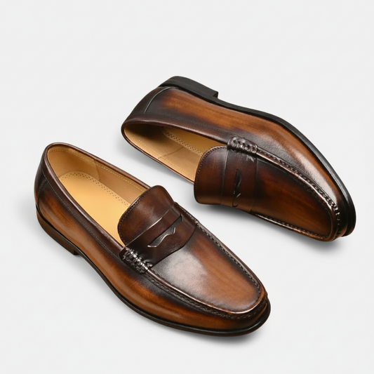 Herren Leder-Penny Loafers | Eleganz, Komfort & Vielseitiger Stil
