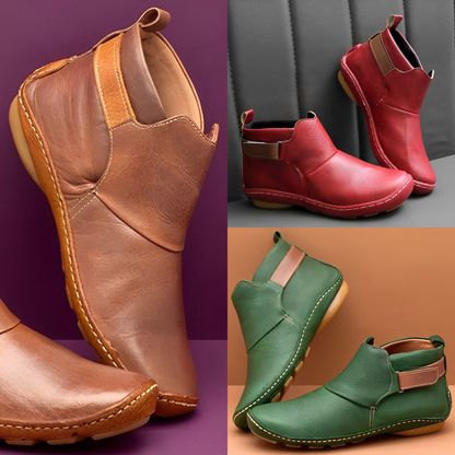 Ingrid | Lässige Ankle Zip Stiefel