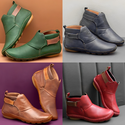 Ingrid | Lässige Ankle Zip Stiefel