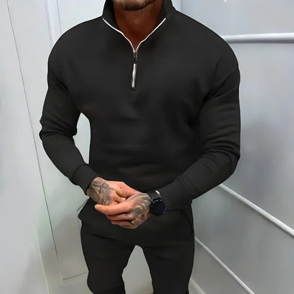 Allen | Kaschmirpullover mit Reißverschluss