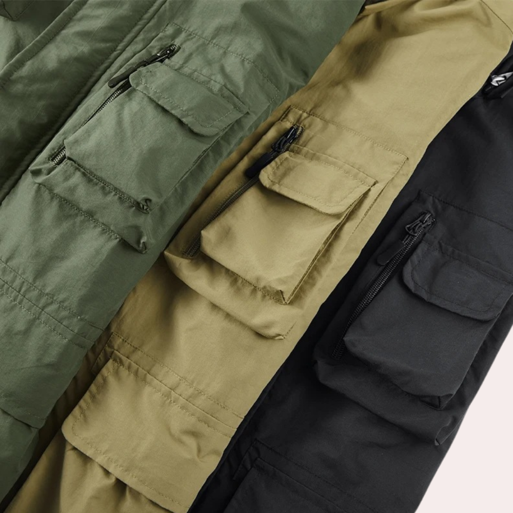 Herren Outdoorjacke Utility | Robuste Funktionsjacke mit Kapuze