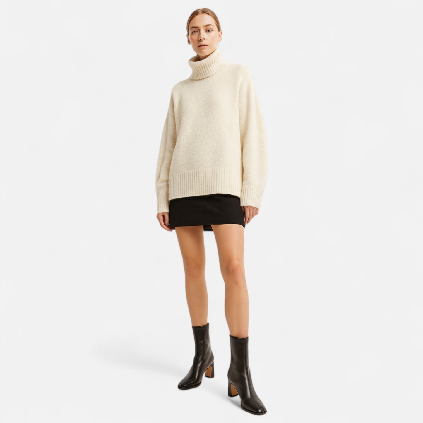 Vintage Stiefeletten mit quadratischer Spitze | Damen, stilvoll & wärmend