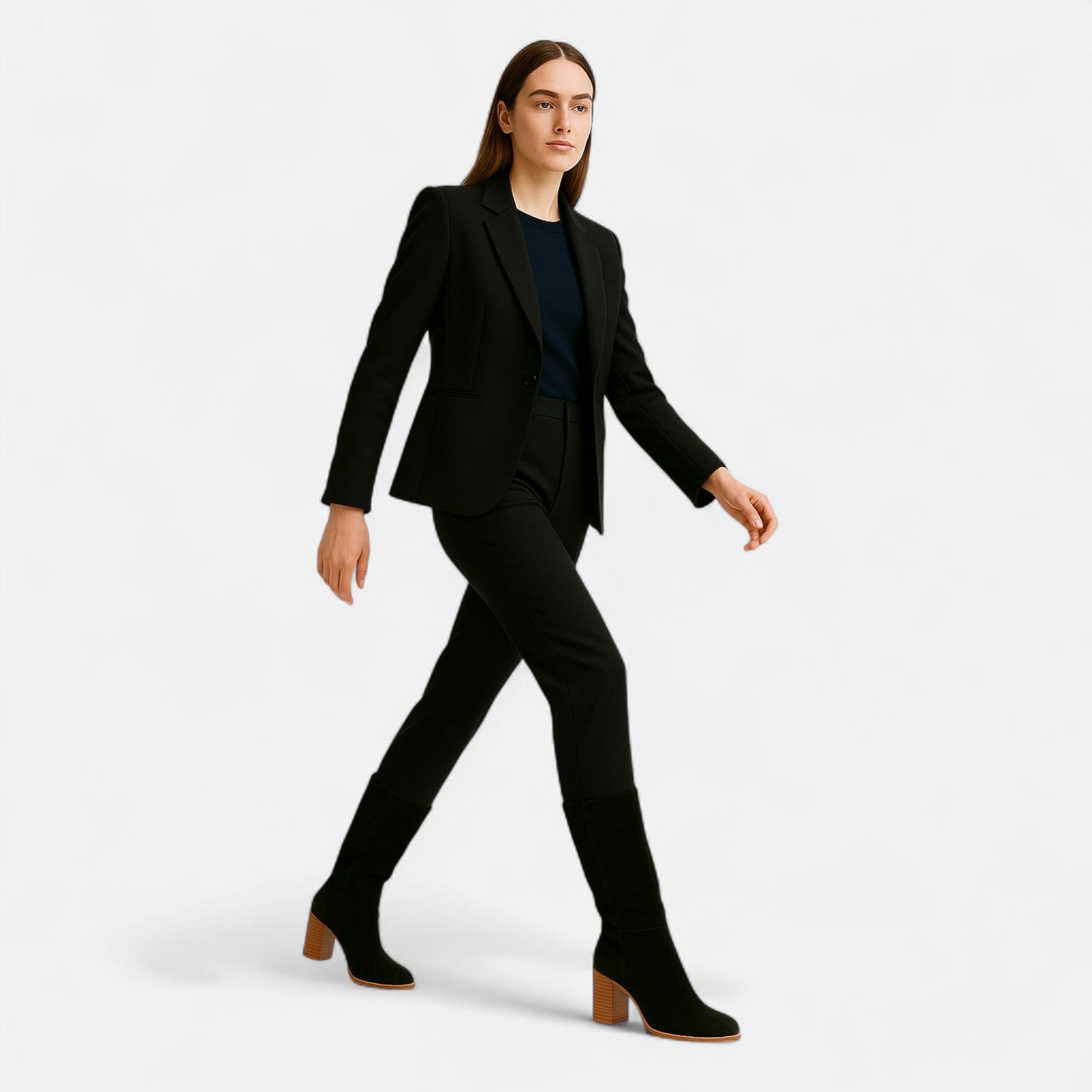 Damen Langstiefel | Elegante Reitstiefel in Hellbraun
