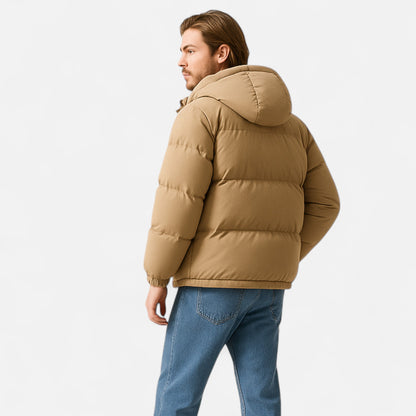 Hooded Cotton Puffer Jacket | Unisex, Leicht & Wärmend