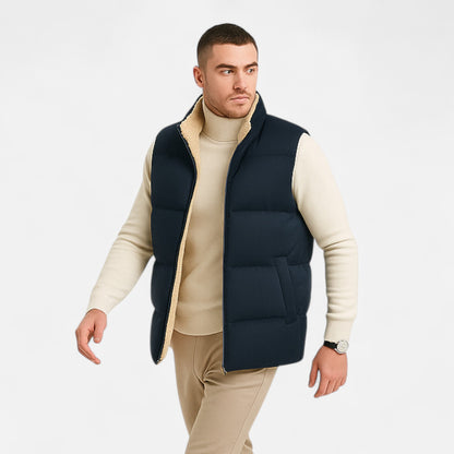 Lamb Wool Winter Vest | Herrenweste aus Lammwolle für warme Wintertage