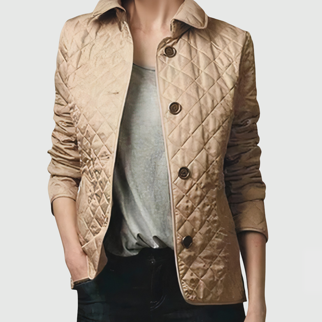 Gestepptes Damen Übergangsjacke | Taillierter Schnitt & moderner Taillenriegel