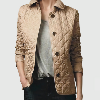 Gestepptes Damen Übergangsjacke | Taillierter Schnitt & moderner Taillenriegel