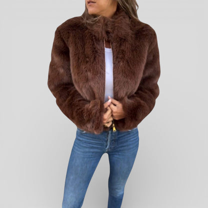 Damen Jacke mit Stehkragen & Reißverschluss – Modern, Funktional & Alltagstauglich