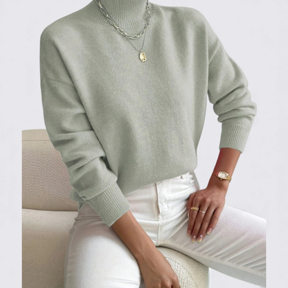 Damen Pullover mit Stehkragen – Klassisch, Komfortabel & Vielseitig