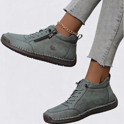 Knöchelhohe Damen Schuhe mit Reißverschluss – Komfortabel, Modern & Alltagstauglich