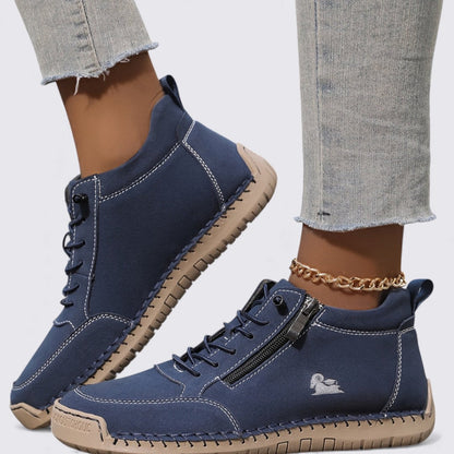 Knöchelhohe Damen Schuhe mit Reißverschluss – Komfortabel, Modern & Alltagstauglich