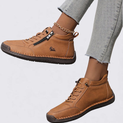Knöchelhohe Damen Schuhe mit Reißverschluss – Komfortabel, Modern & Alltagstauglich