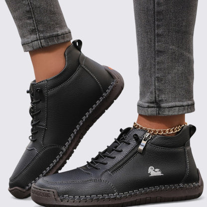 Knöchelhohe Damen Schuhe mit Reißverschluss – Komfortabel, Modern & Alltagstauglich