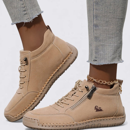 Knöchelhohe Damen Schuhe mit Reißverschluss – Komfortabel, Modern & Alltagstauglich