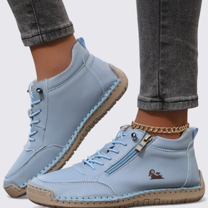Knöchelhohe Damen Schuhe mit Reißverschluss – Komfortabel, Modern & Alltagstauglich