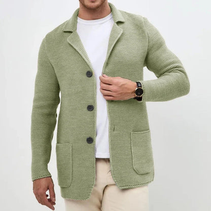 Herren Strickblazer mit Strukturmuster | Smart-Casual Komfort & Eleganter Look