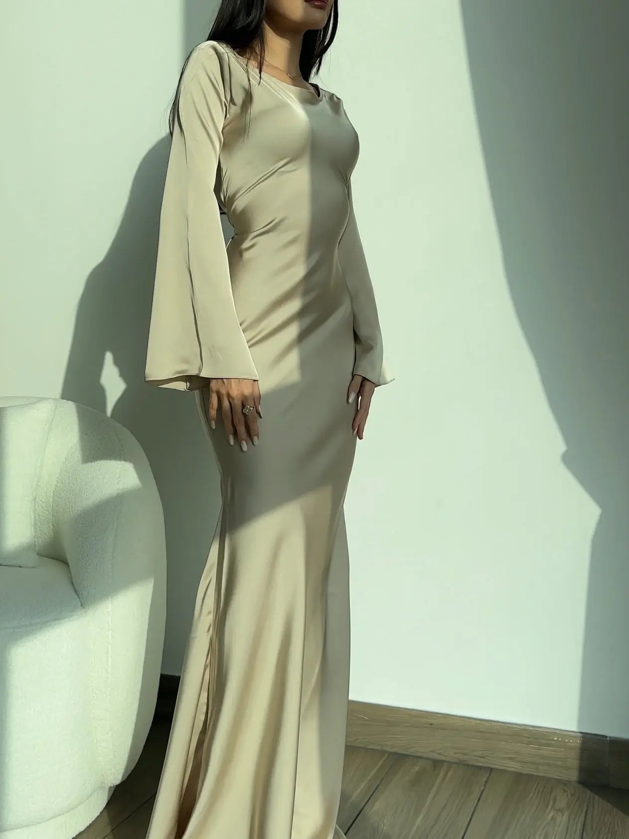 Elegantes Damen Maxikleid | Figurbetont & luxuriös für besondere Anlässe