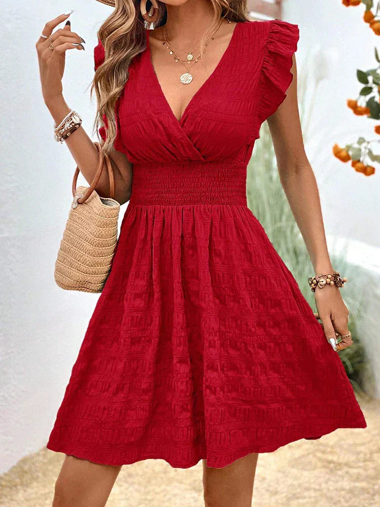 Lore | Stylisches Ärmelloses Minikleid