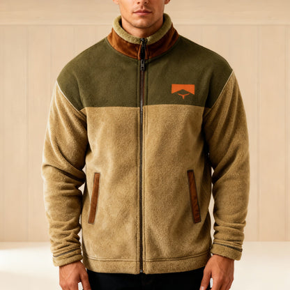 Herren Fleecejacke mit 3D-Print – Leicht, Warm & Stylisch für Alltag & Outdoor