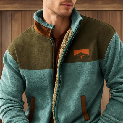Herren Fleecejacke mit 3D-Print – Leicht, Warm & Stylisch für Alltag & Outdoor