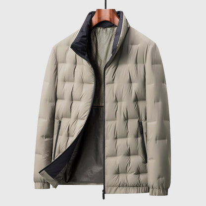 Leichte Gesteppte Herren Steppjacke mit Stehkragen – Warm, Mobil & Urban