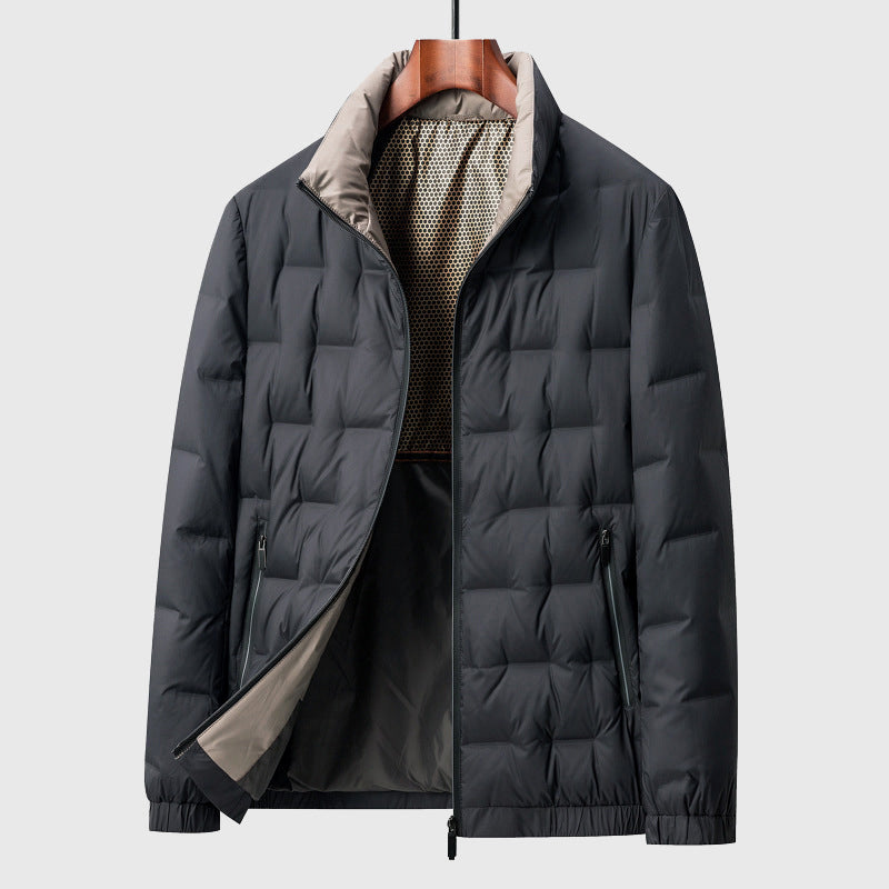 Leichte Gesteppte Herren Steppjacke mit Stehkragen – Warm, Mobil & Urban