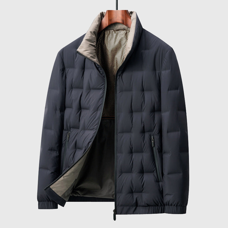 Leichte Gesteppte Herren Steppjacke mit Stehkragen – Warm, Mobil & Urban