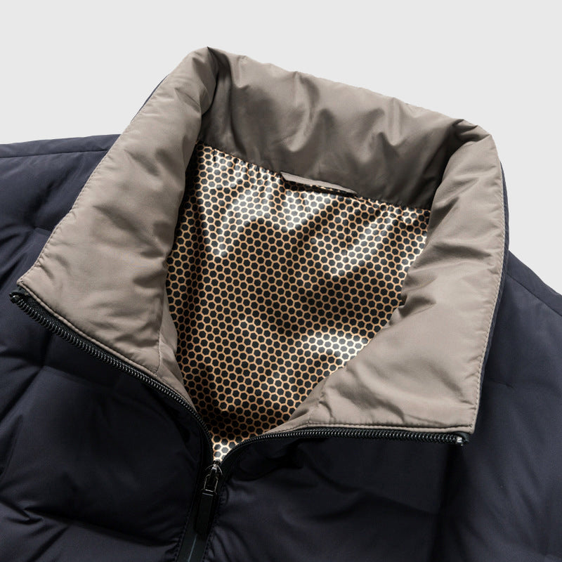 Leichte Gesteppte Herren Steppjacke mit Stehkragen – Warm, Mobil & Urban
