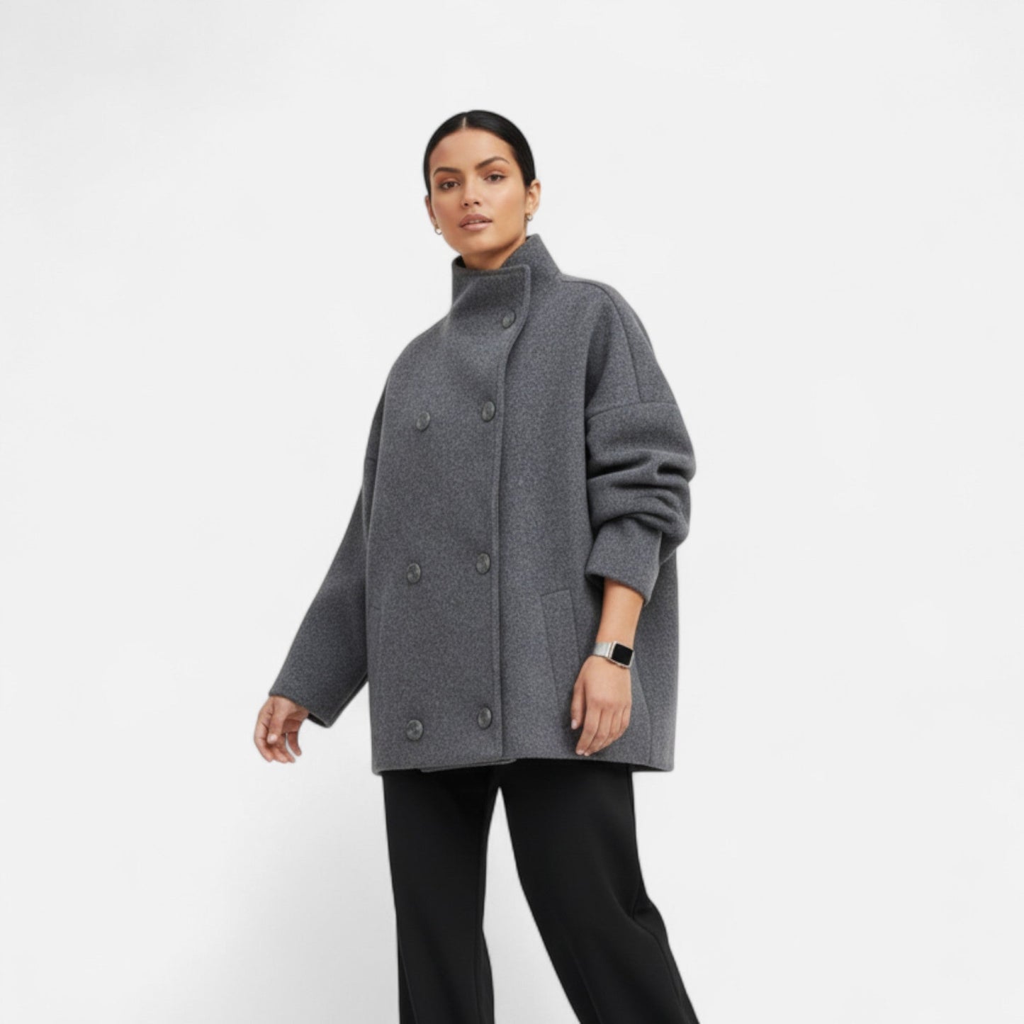 Elegante Damen Kurzjacke mit Modernem Stehkragen – Stilvoll, feminin & perfekt für den Alltag