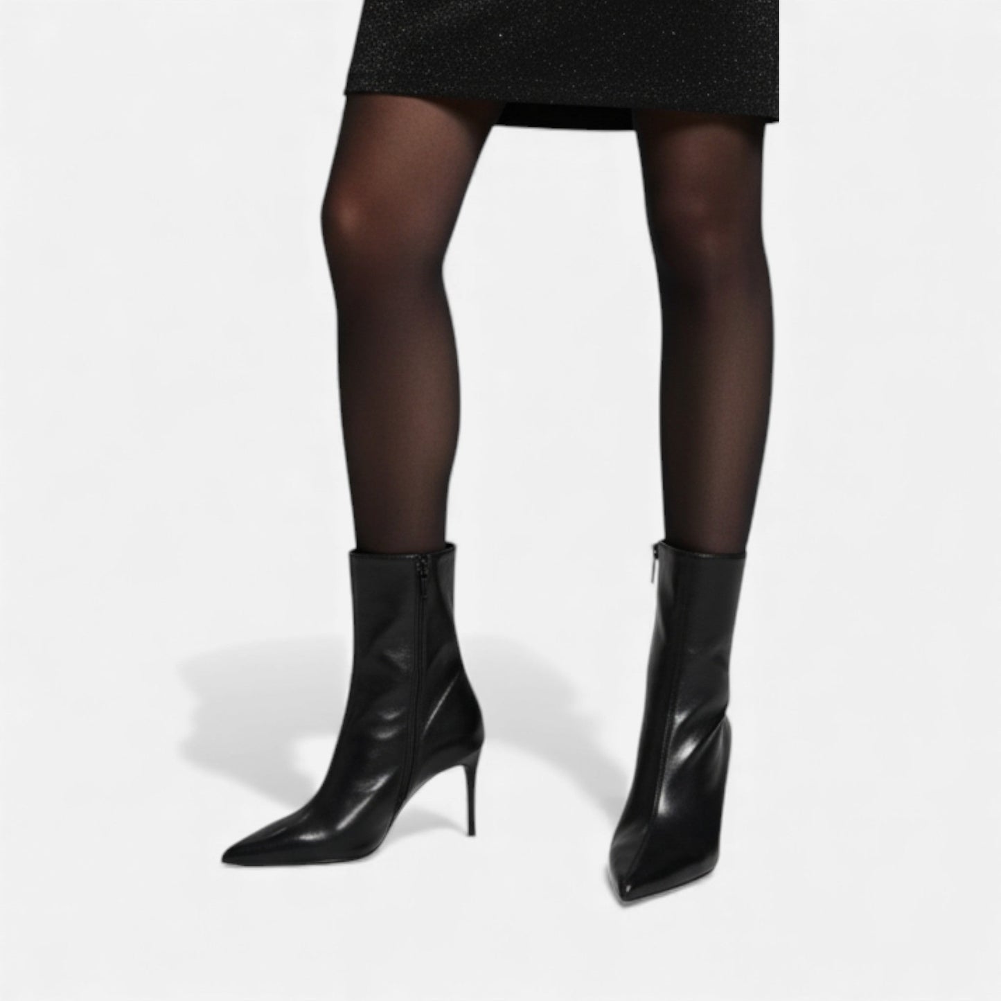 Damen Stiefeletten mit Spitze & Absatz | Retro-Luxus für elegante Outfits