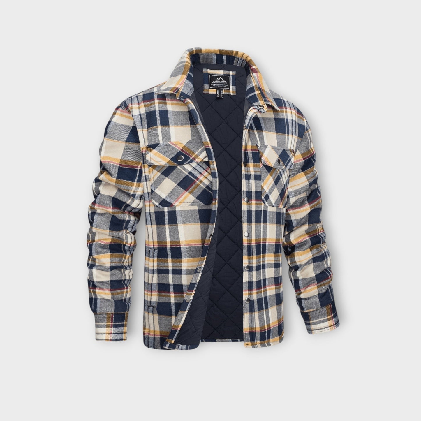 Herren Winterjacke gefüttert mit Karo-Flanell | leicht, warm und vielseitig