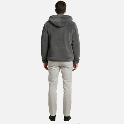 Cozy Hoody | Herren Fleece Hoodie mit Reißverschluss für Winter & Alltag
