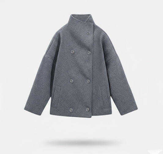 Tailored Short Coat für Damen | Moderne Minimalistische Eleganz