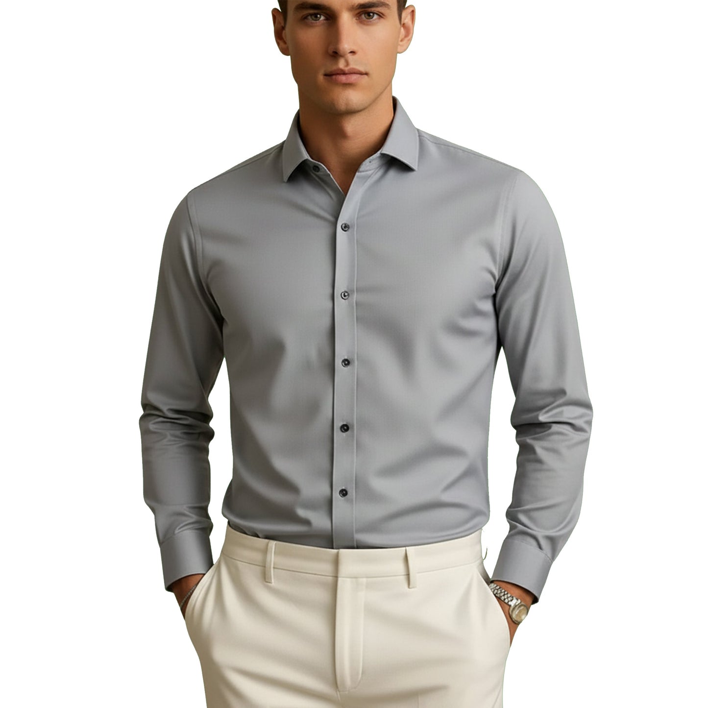 Herren Slim-Fit Hemd | Moderne Silhouette und Komfort