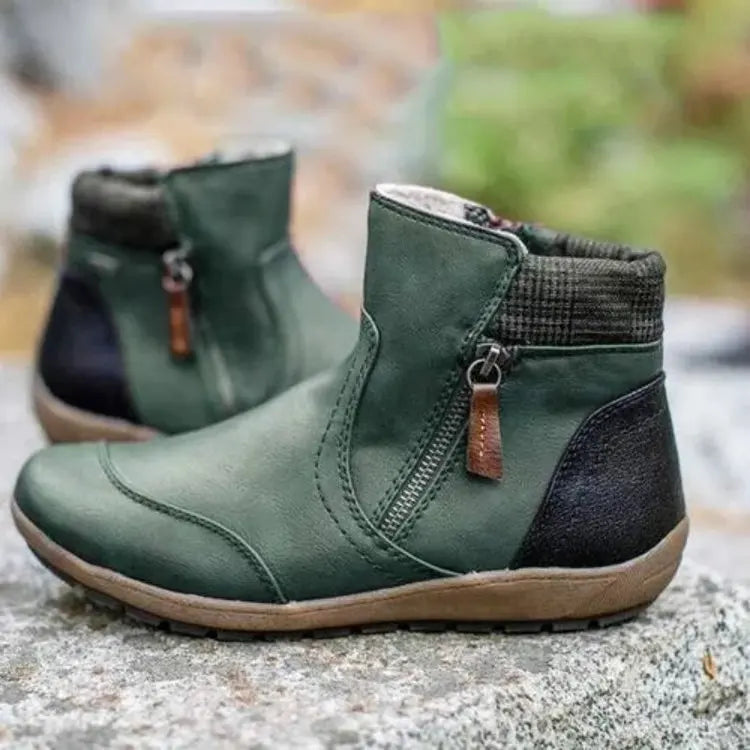 Damen Stiefelette mit Reißverschluss – Komfortabel, Stylisch & Perfekt für Alltag & City
