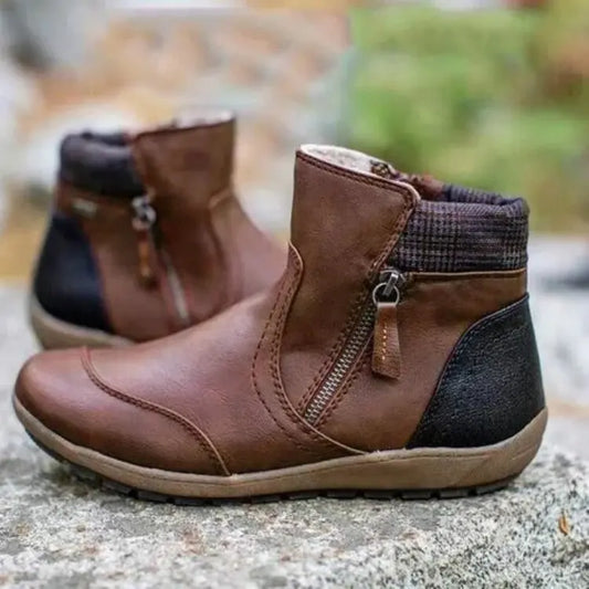 Damen Stiefelette mit Reißverschluss – Komfortabel, Stylisch & Perfekt für Alltag & City