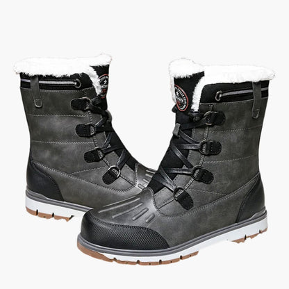 Herren Winterstiefel | Robuste Schnürboots mit Gummisohle für kalte Tage