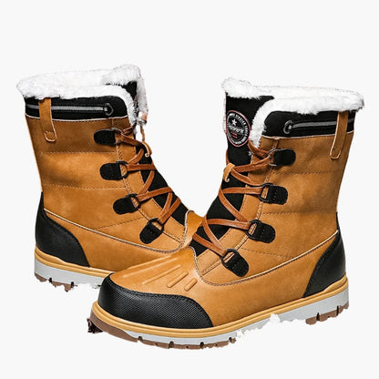 Herren Winterstiefel | Robuste Schnürboots mit Gummisohle für kalte Tage