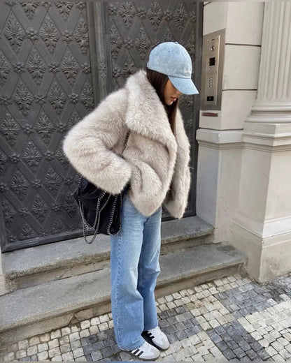 Oversize-Felljacke Damen | Kuschelig, stylisch und vielseitig kombinierbar
