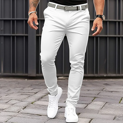 Joshua | Herren Slim Fit Anzughose in Unifarbe