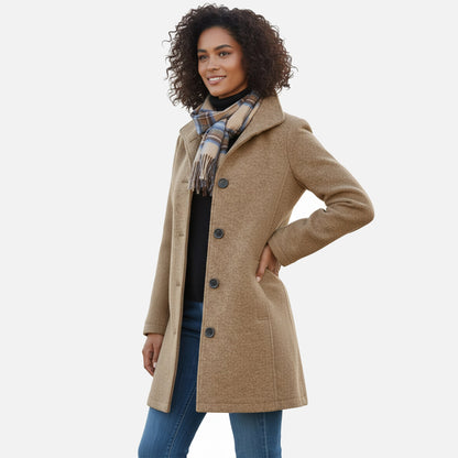 Damen Wollmantel – Zeitloser Wintermantel